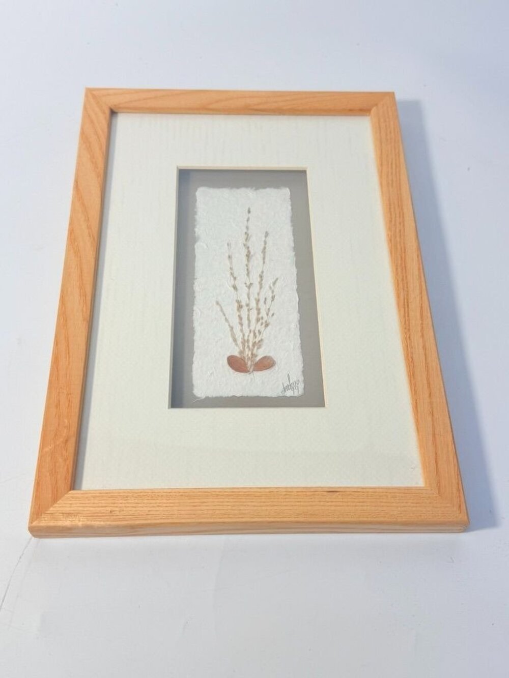 Wall Decor Handcrafted Floral Paper Art Vintage Sculptural Shadow Box Tiny Flowe - Picture 12 of 16